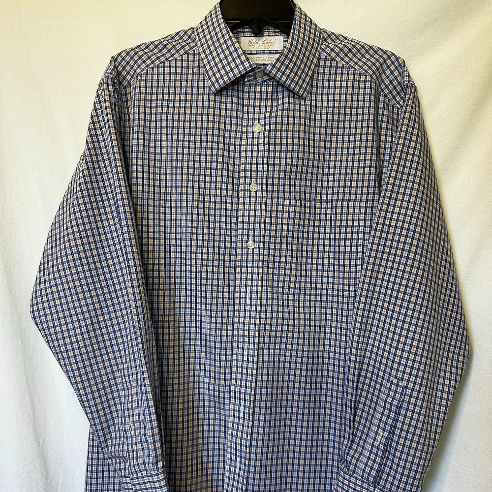 Men's long-sleeved dress shirt - 15.5"/33